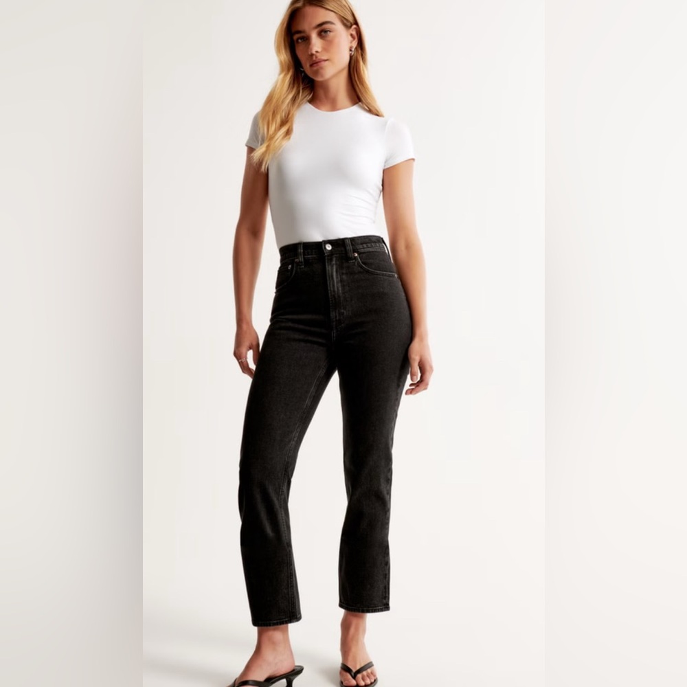 Abercrombie & Fitch High Rise Black Jeans